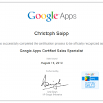 Google Apps Certified Sales Specialist 2013